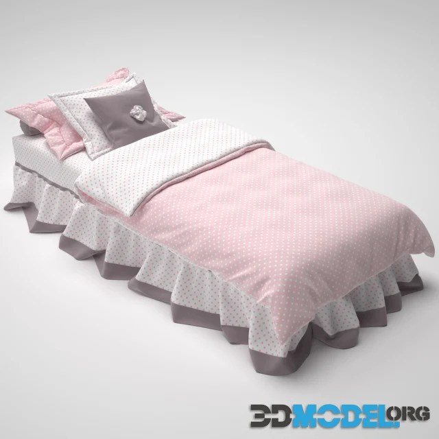 3D Model Nursery linens