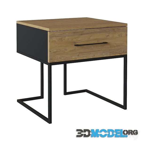 3D Model Bedside table Loft