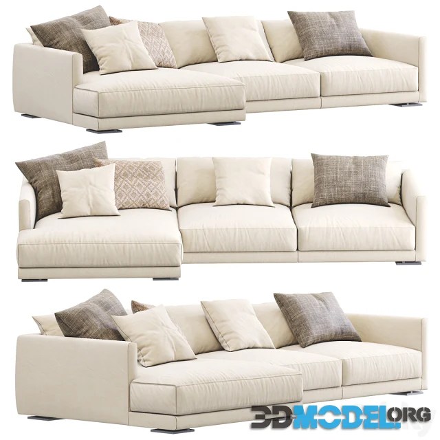 3D Model Sofa Bristol By Poliform