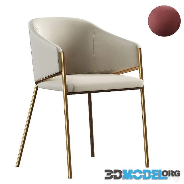 3D Model Dill Dining Chair