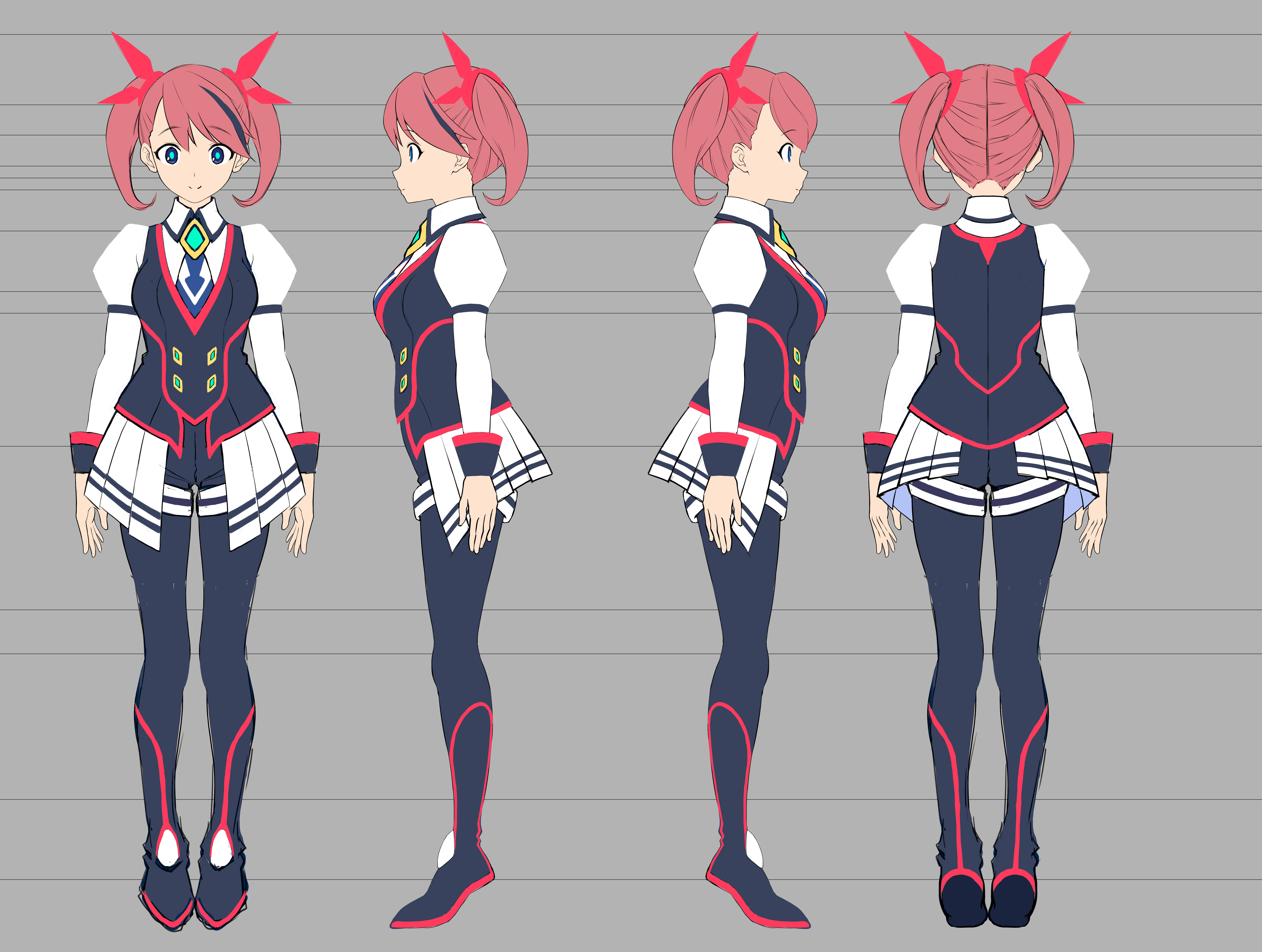 女性Vtuber用モデル 制作実績 3Dデータ作成の依頼なら、3Dモデリングサービス モデリー