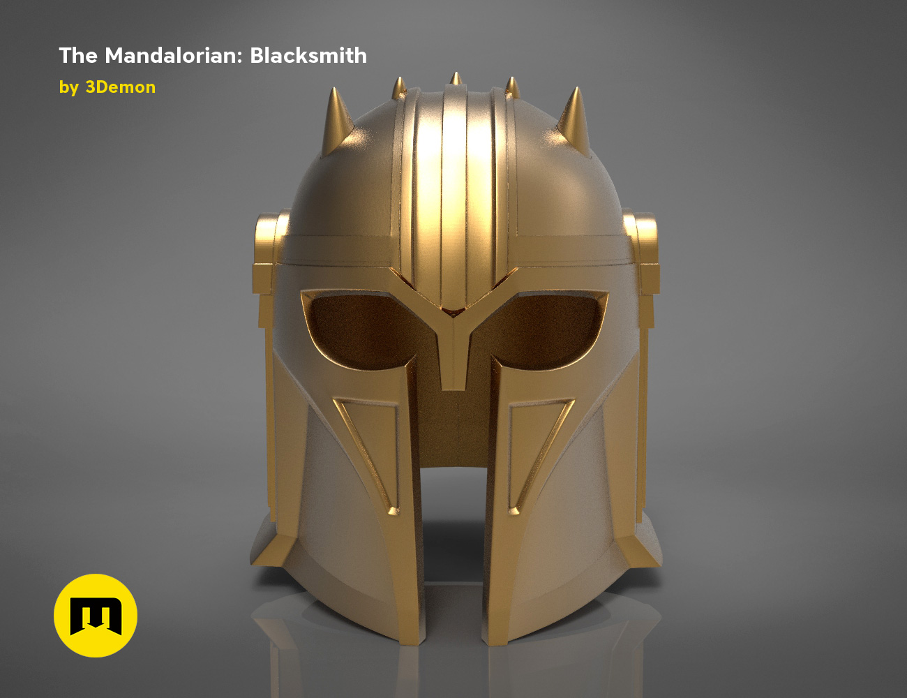 The Mandalorian blacksmith helmet 3Demon 3D print models download