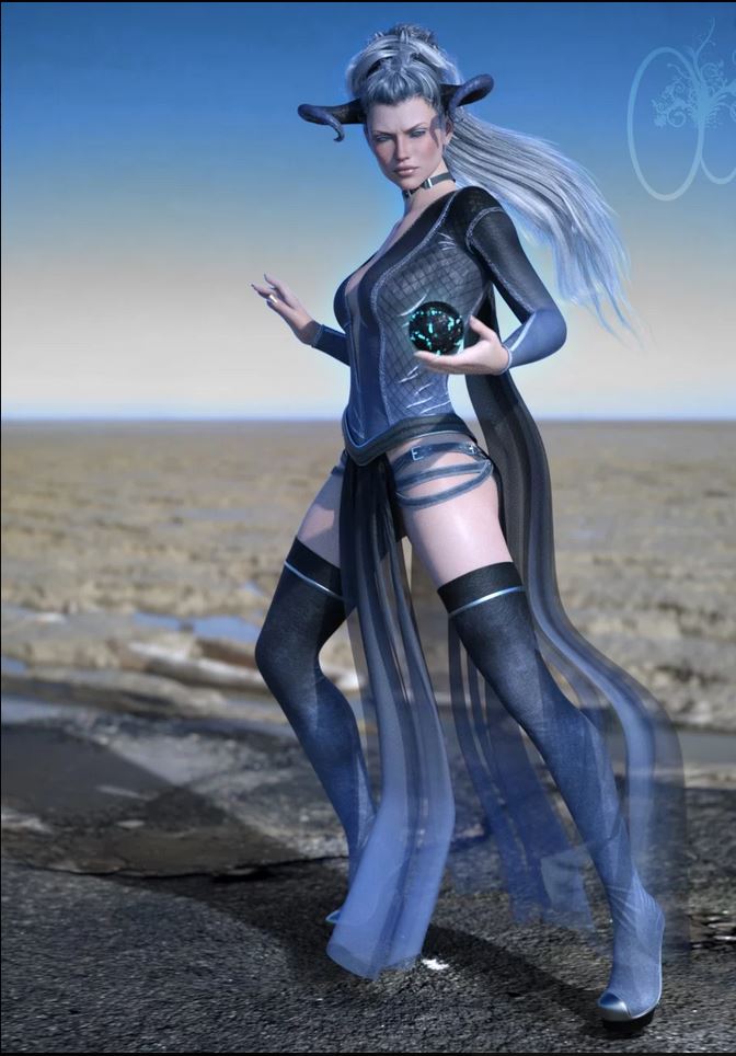 3dstuff Community CB dForce Dark Essence Outfit for Genesis 8 Female(s)