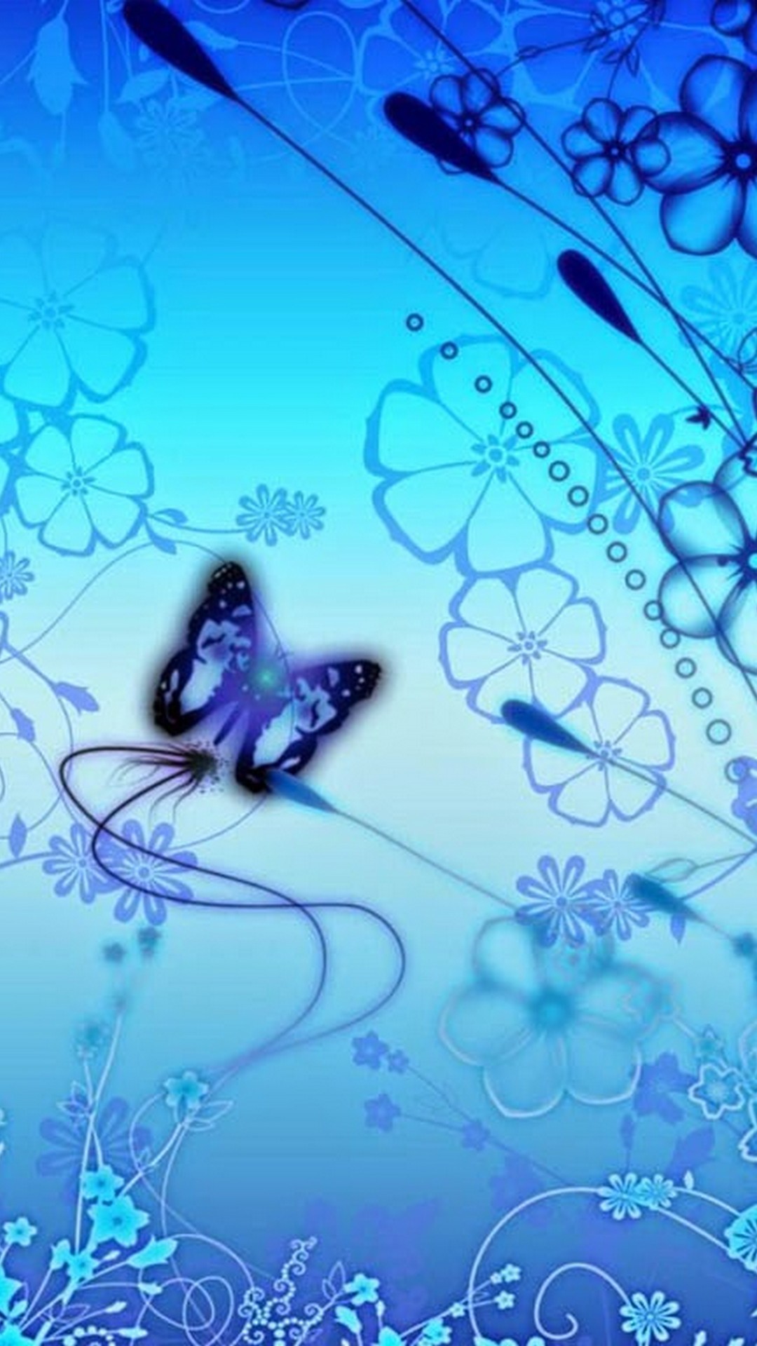 Android Wallpaper HD Blue Butterfly 2021 Android Wallpapers