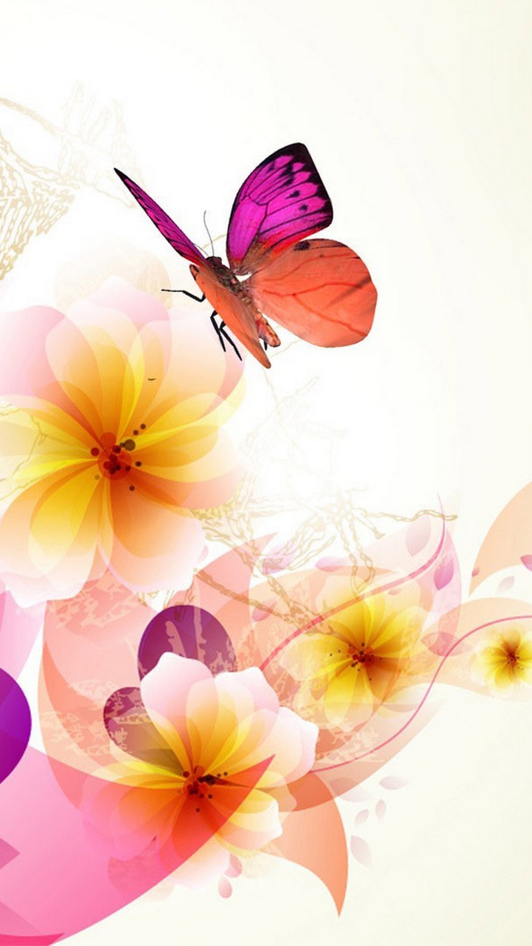 Android Wallpaper HD Pink Butterfly 2021 Android Wallpapers