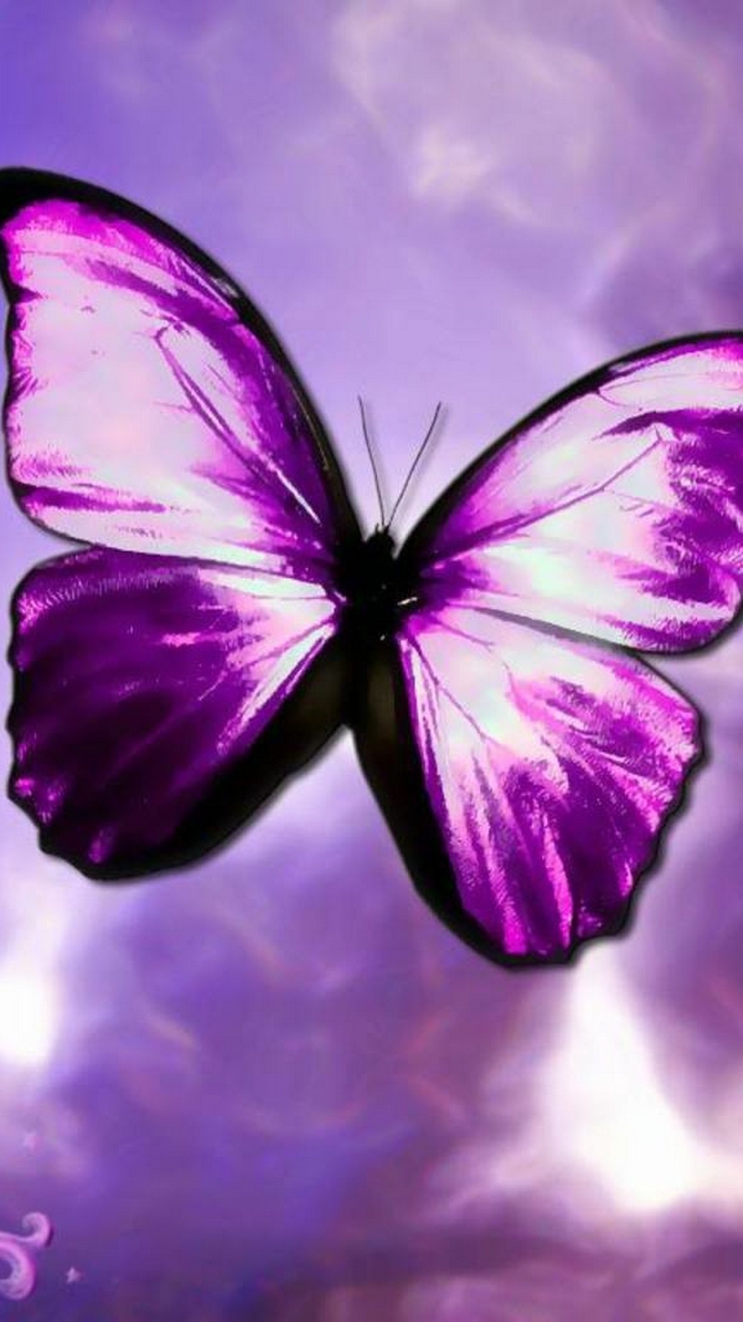 Purple Butterfly Wallpaper For Android 2021 Android Wallpapers