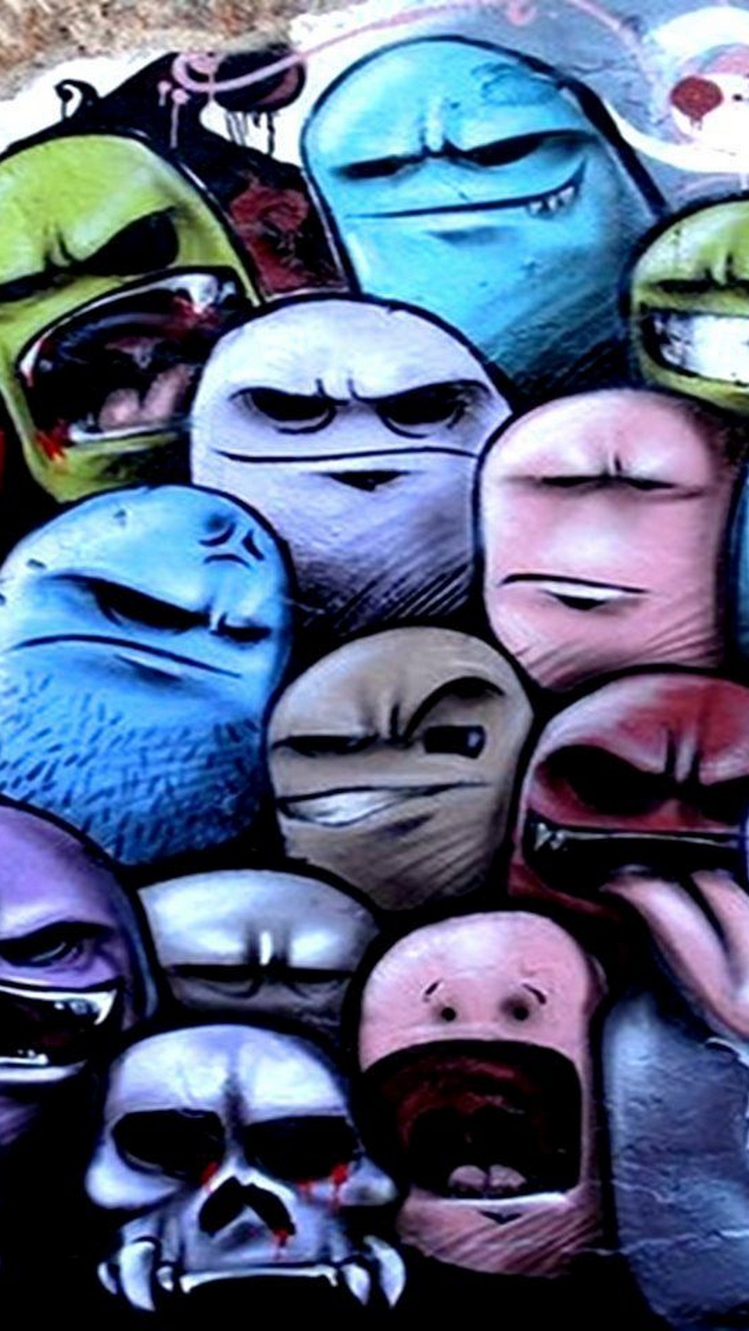 Wallpaper Graffiti Characters Android 2022 Android Wallpapers