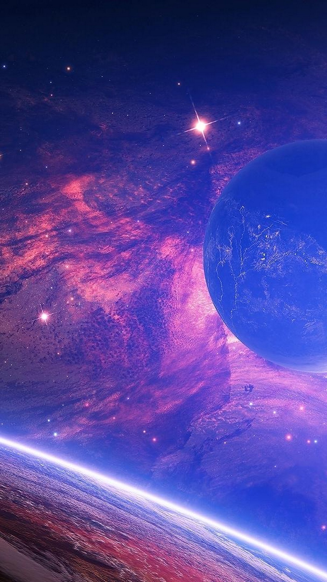 Space Wallpaper For Android Phone Green Universe Bodaswasuas