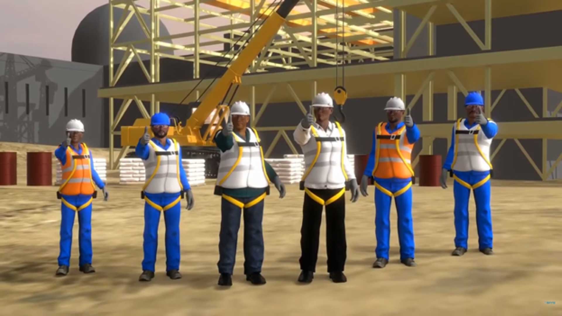 3D Animated Construction Safety Videos Safety Animation