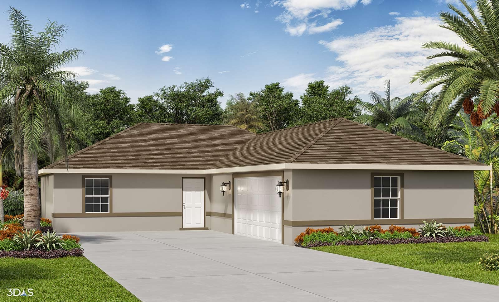Tropical Gulf Acres Florida 3D Renderings from a Local SWFL Company