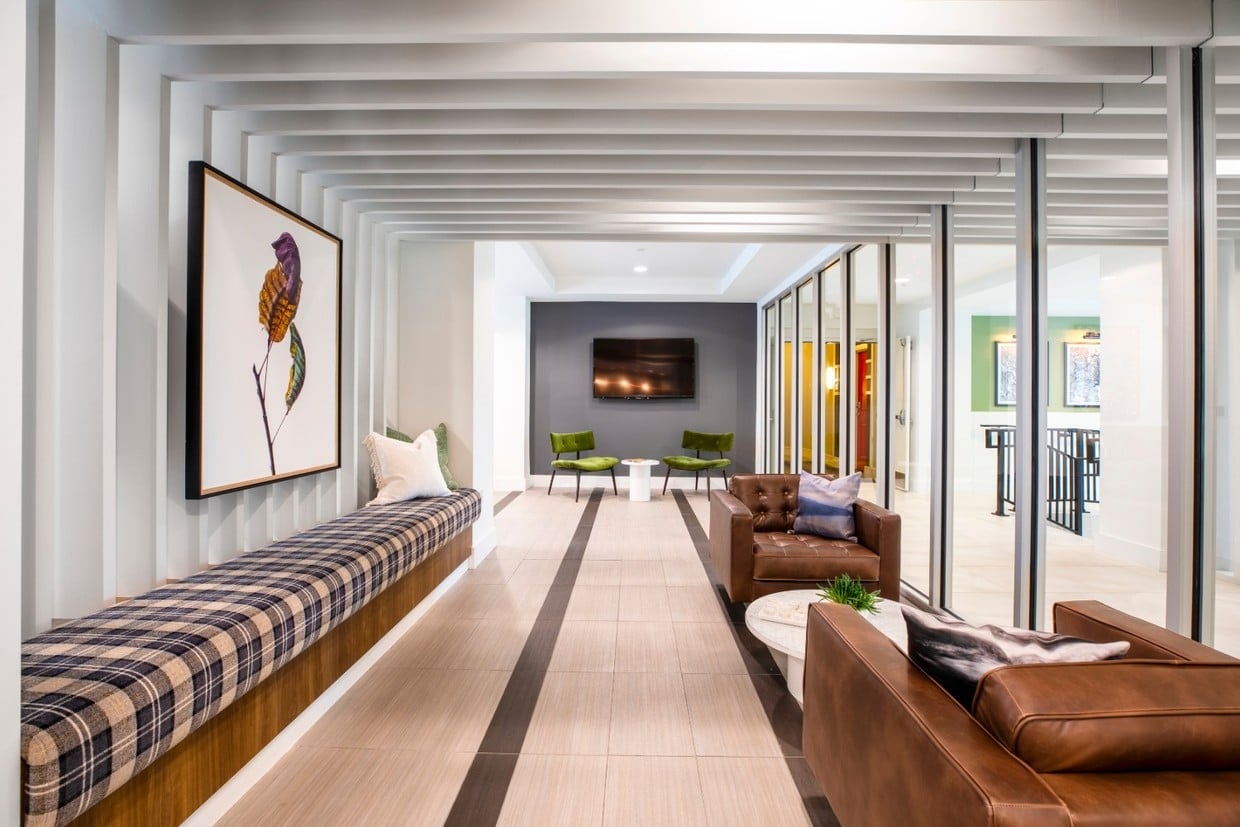 The Porter Del Ray Clubhouse 3D Renderings in Alexandria Virginia