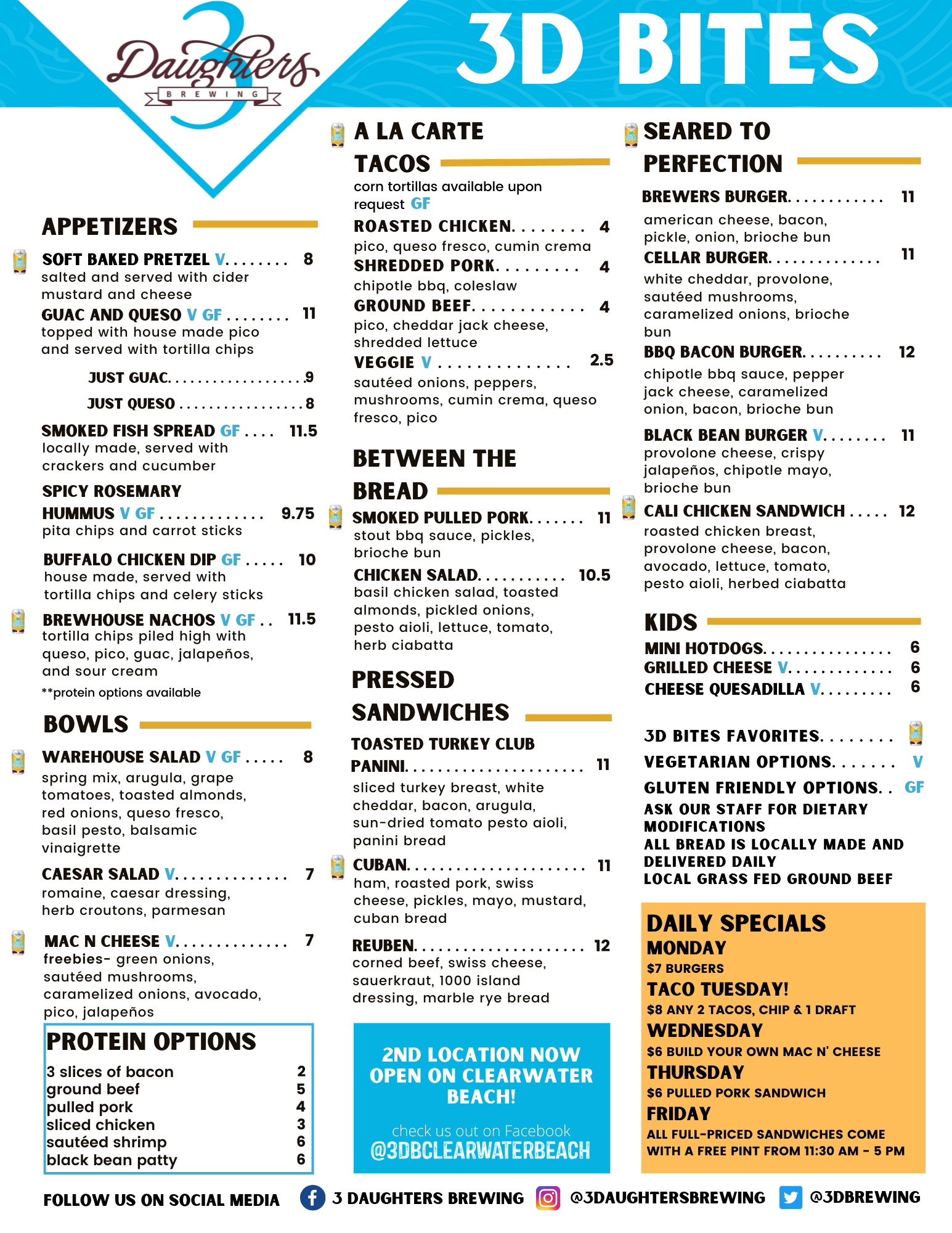 Food St. Pete 3 Daughters Brewing 3 Daughters Brewing