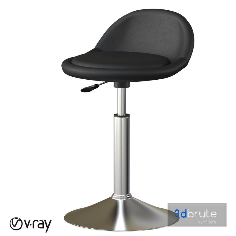 Chair Bar 3d model Buy Download 3dbrute