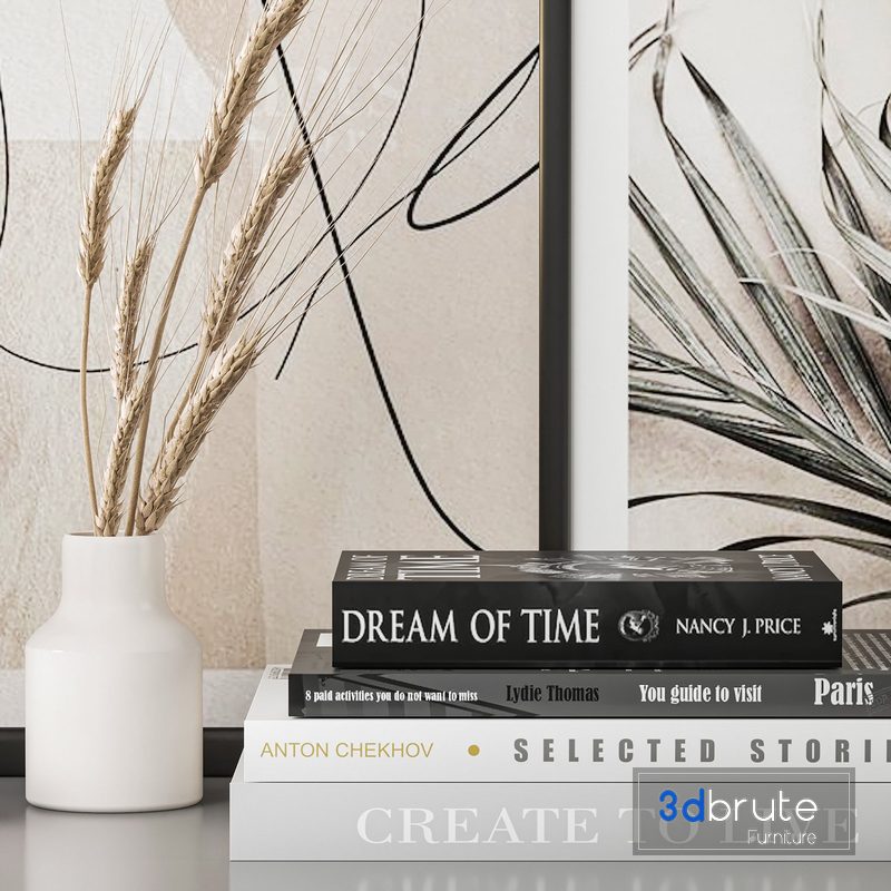 Decorative set 3d model Buy Download 3dbrute