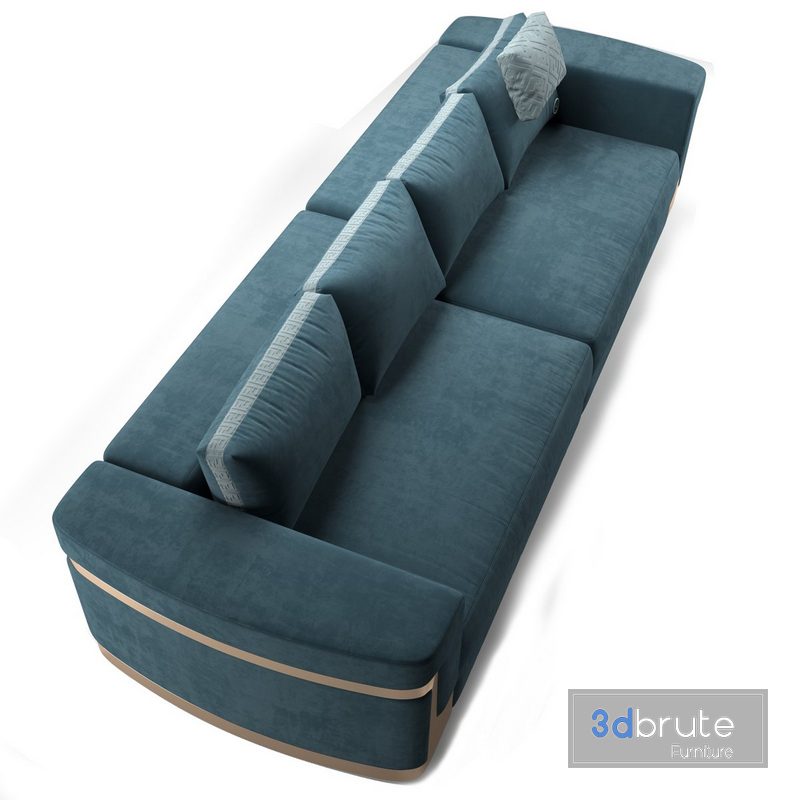 Fendi Casa Ray Sofa 3d Model Buy Download 3dbrute