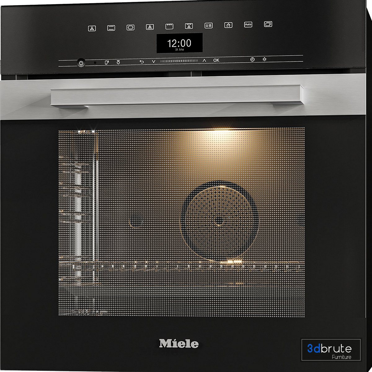 Set miele appliance 02 3d model Buy Download 3dbrute