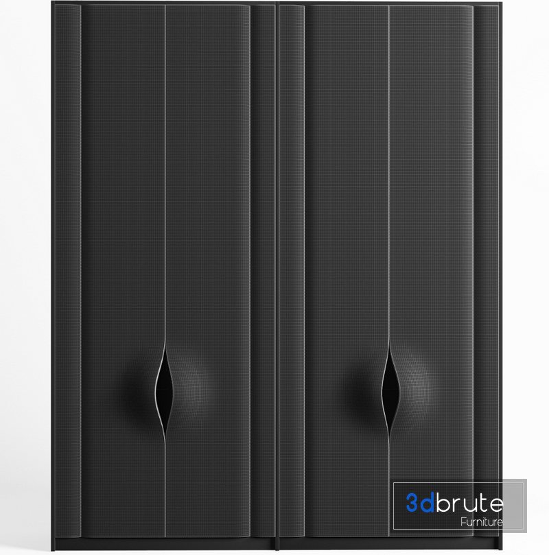 wardrobe 10 3d model Buy Download 3dbrute