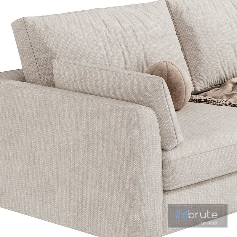 Isla sofa 3d model Buy Download 3dbrute