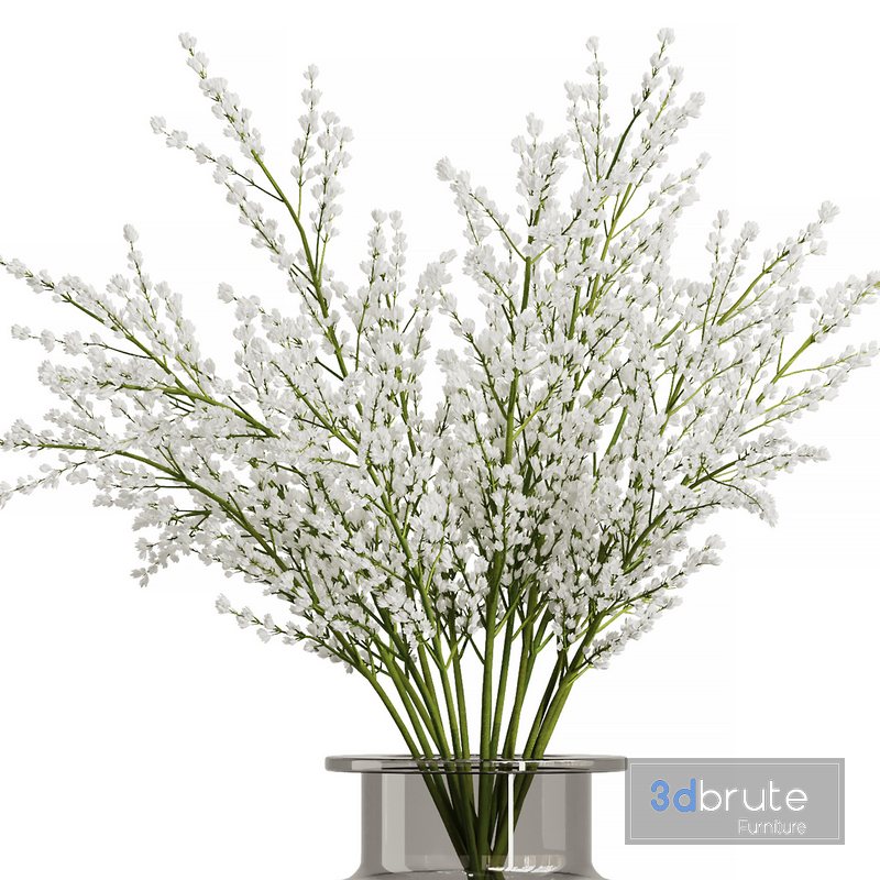 Baby Breath Bouquet 3d model Buy Download 3dbrute