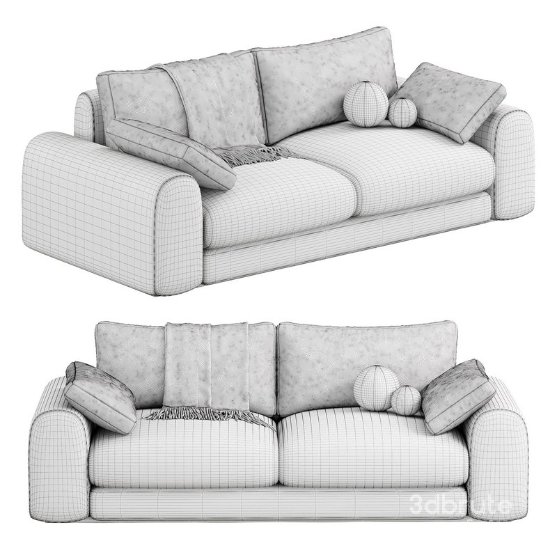 Island Sofa 3d model Buy Download 3dbrute