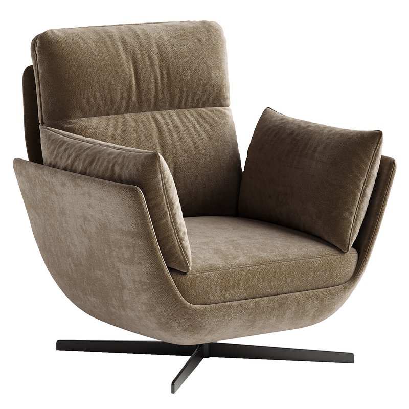 Biggie Armchair 3dbrute 3dmodel furniture and decor