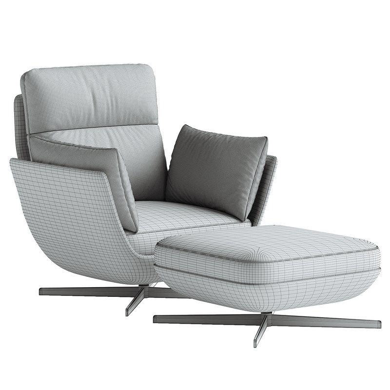 Biggie Armchair 3dbrute 3dmodel furniture and decor