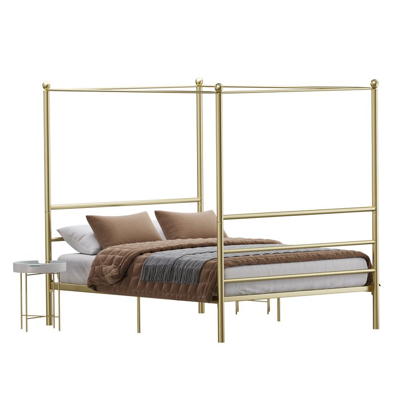 Mainstays Metal Canopy bed 3d model Buy Download 3dbrute