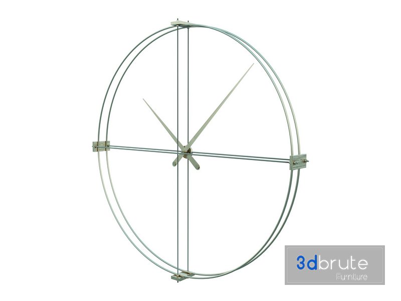Wall watch 3d model Buy Download 3dbrute