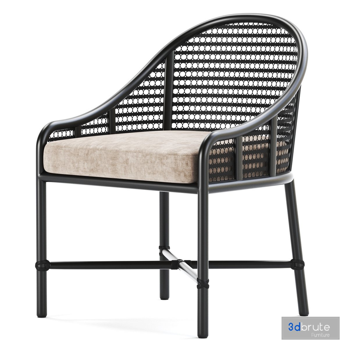 Barrel Chair 3d model Buy Download 3dbrute