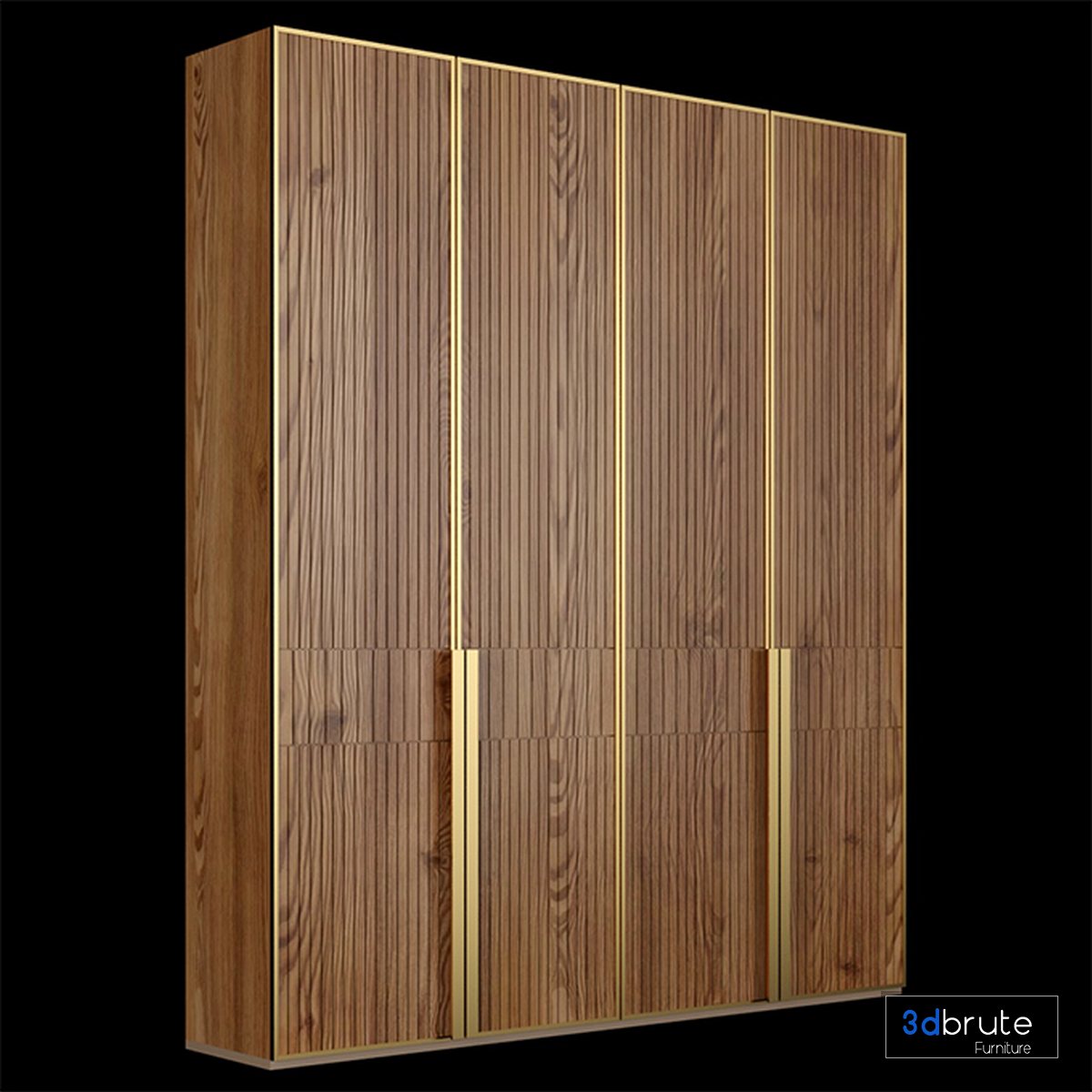 Wardrobe 024 3d model Buy Download 3dbrute