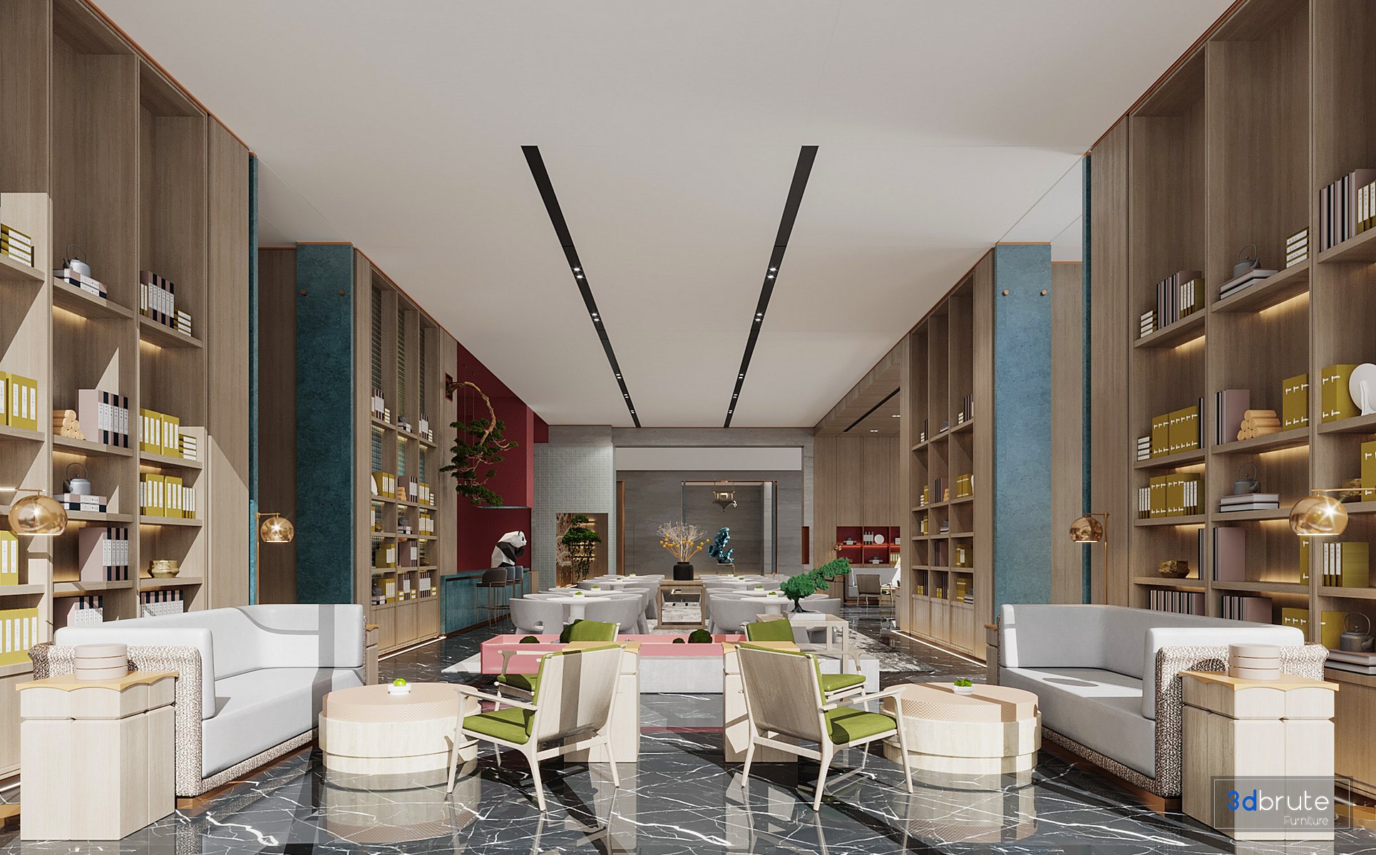 Sales office 3d model Buy Download 3dbrute