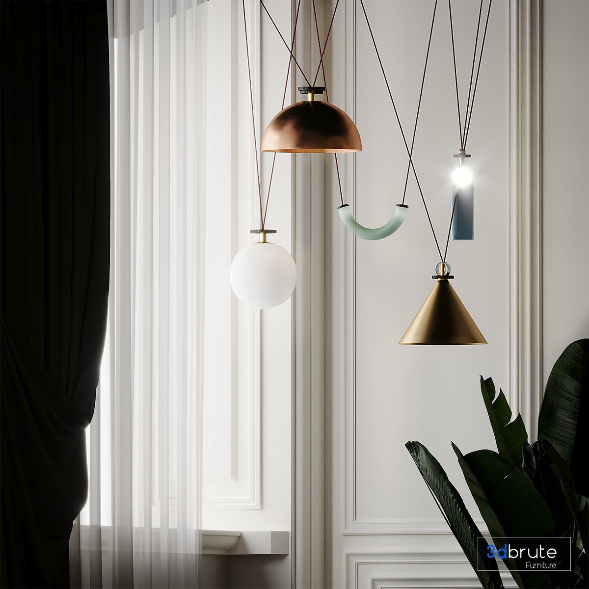 Ladies and Gentlemen Studio Scandinavia SHAPE UP 5 PIECE 3d model Buy