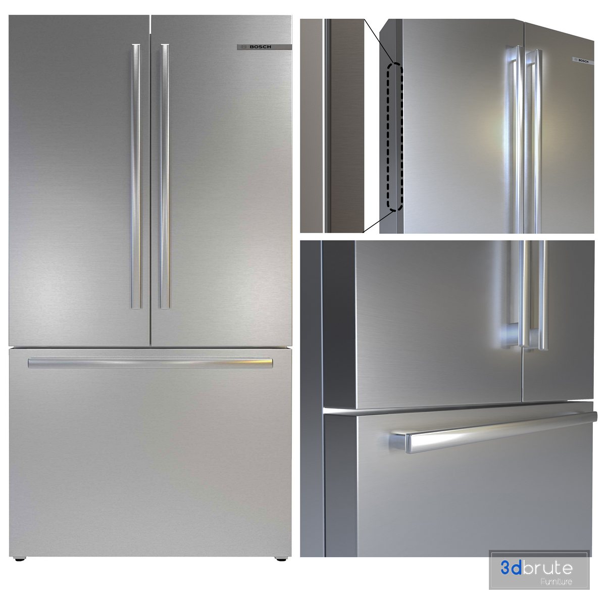 BOSCH Kitchen appliance collection 2 KFF96PIEP NGMP656UC DWK98PR60B