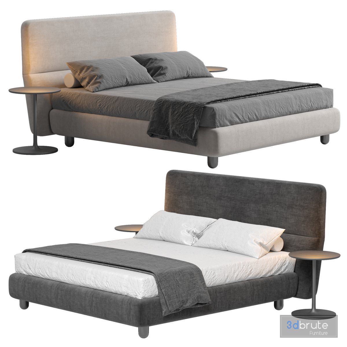 DELIGHT Bed By Twils 3d model Buy Download 3dbrute