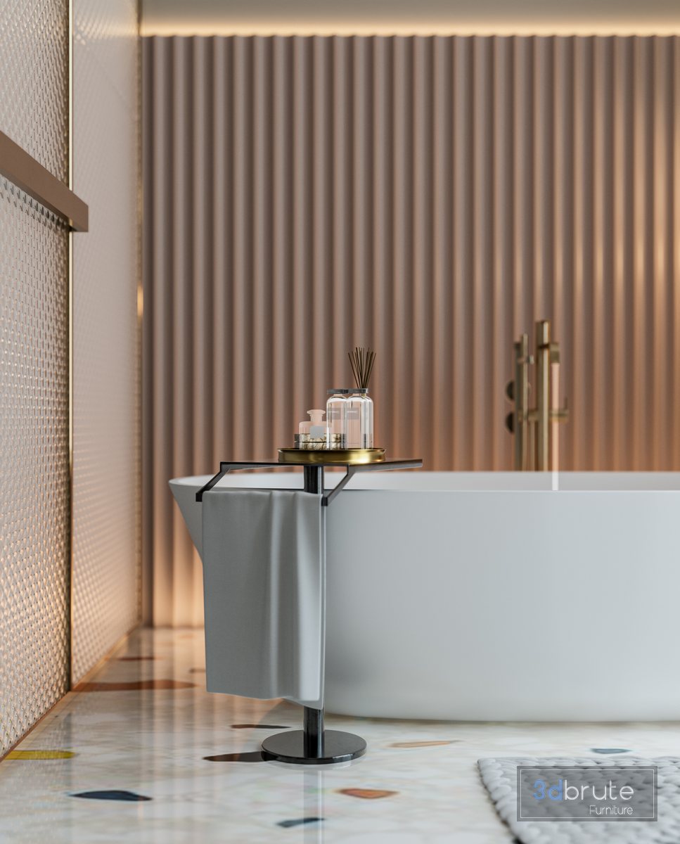 Luxury Bathroom (Dubai) 3d model Buy Download 3dbrute