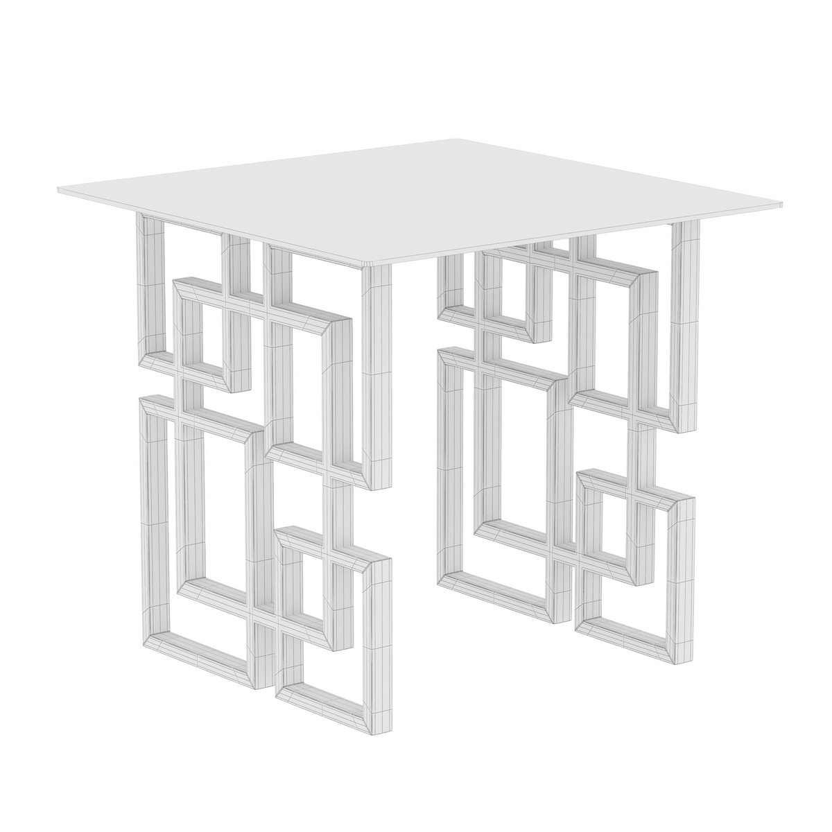 Pierre Gold End Table 3d model Buy Download 3dbrute