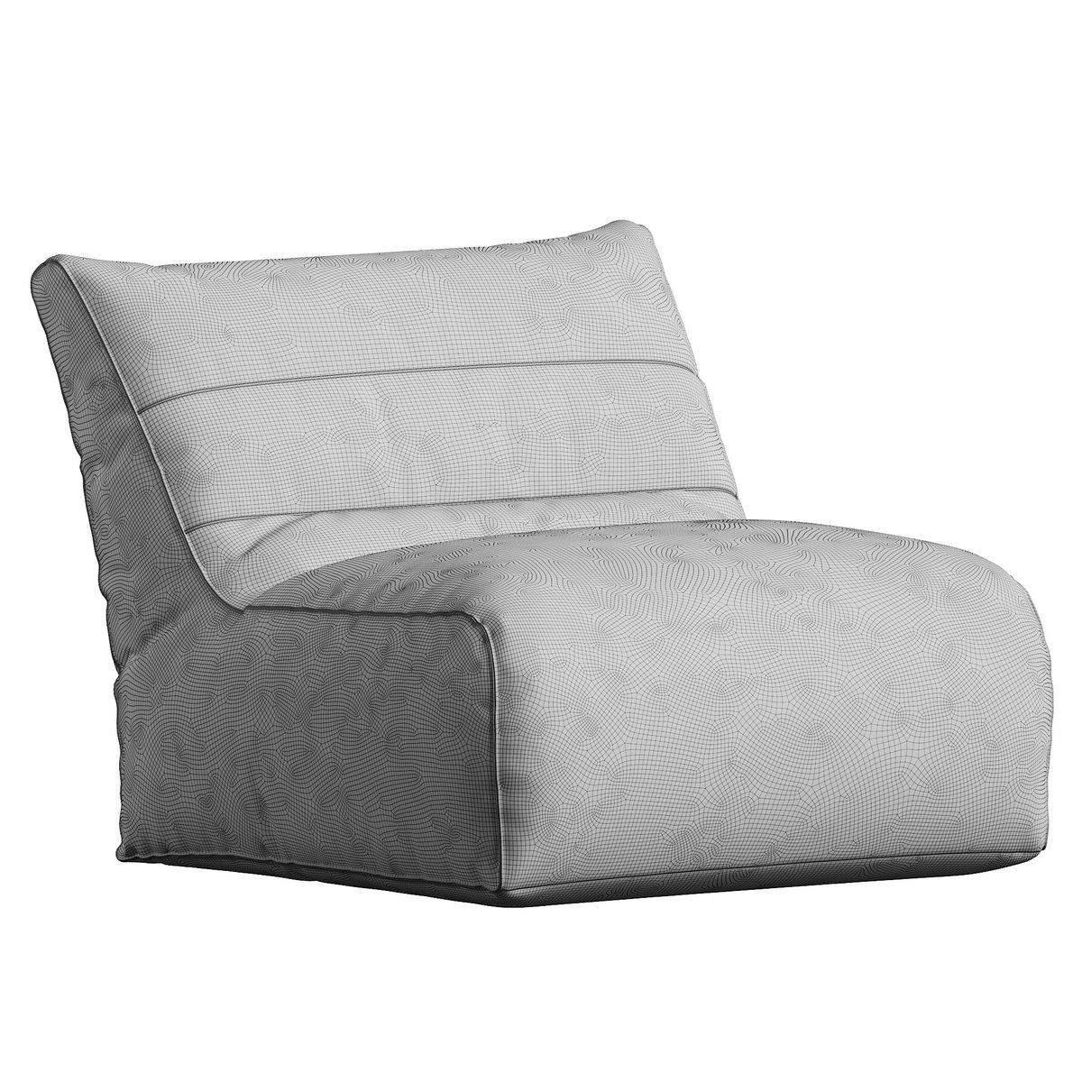 Sunbrella Outdoor Bean Bags 3d model Buy Download 3dbrute