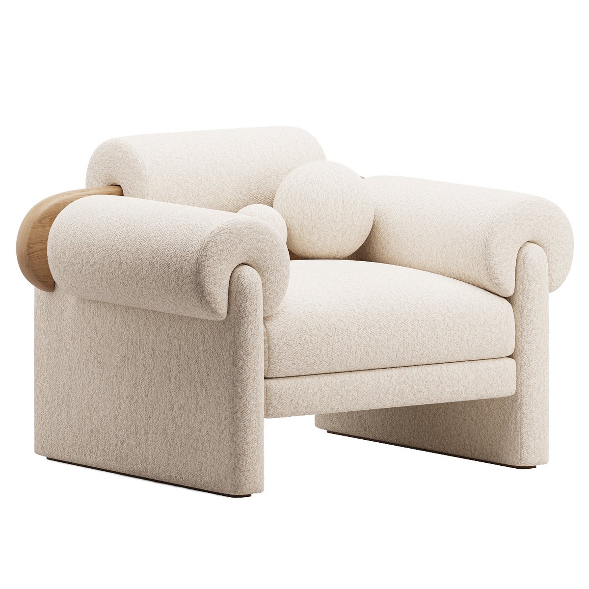 ELLIOT ARMCHAIR 3dbrute 3dmodel furniture and decor