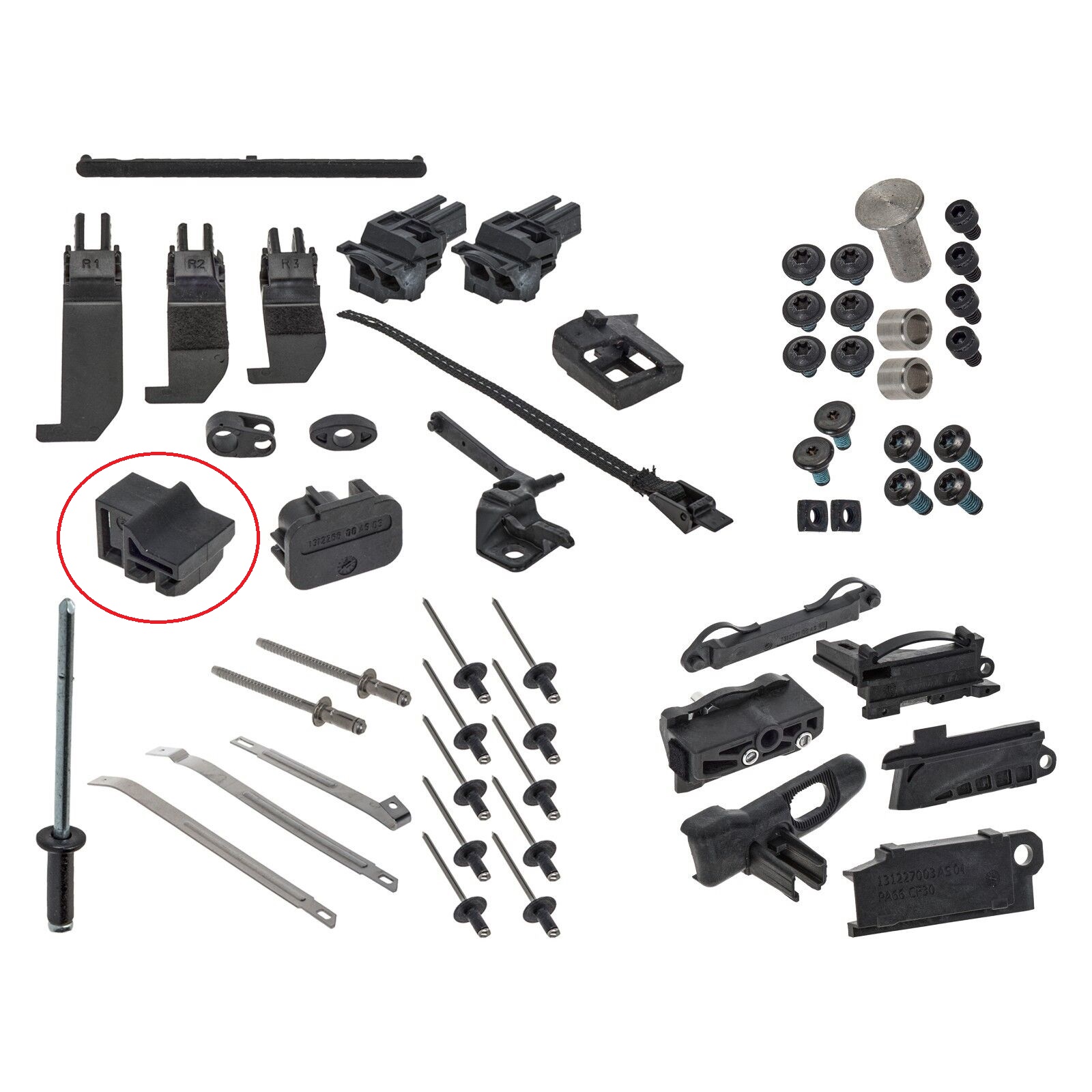 FIAT 500 Convertible top assembly part 5 3D Classics