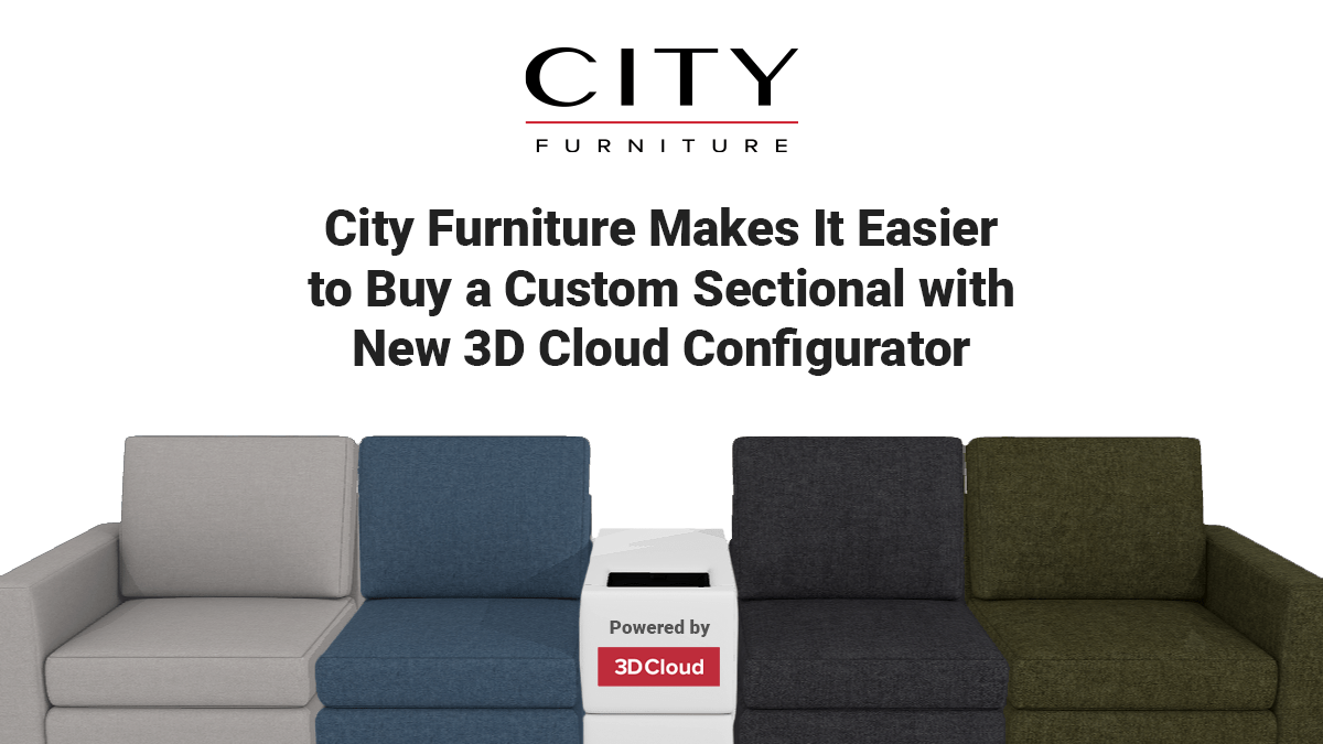 CITY Furniture Makes It Easier to Buy a Custom Sectional with New 3D