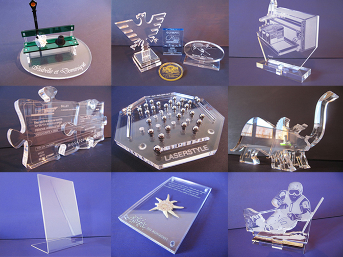 Gravure laser plexiglas L'impression 3D