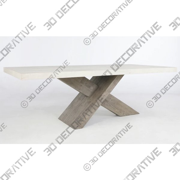 Durant 84" Dining Table 3D DECORATIVE