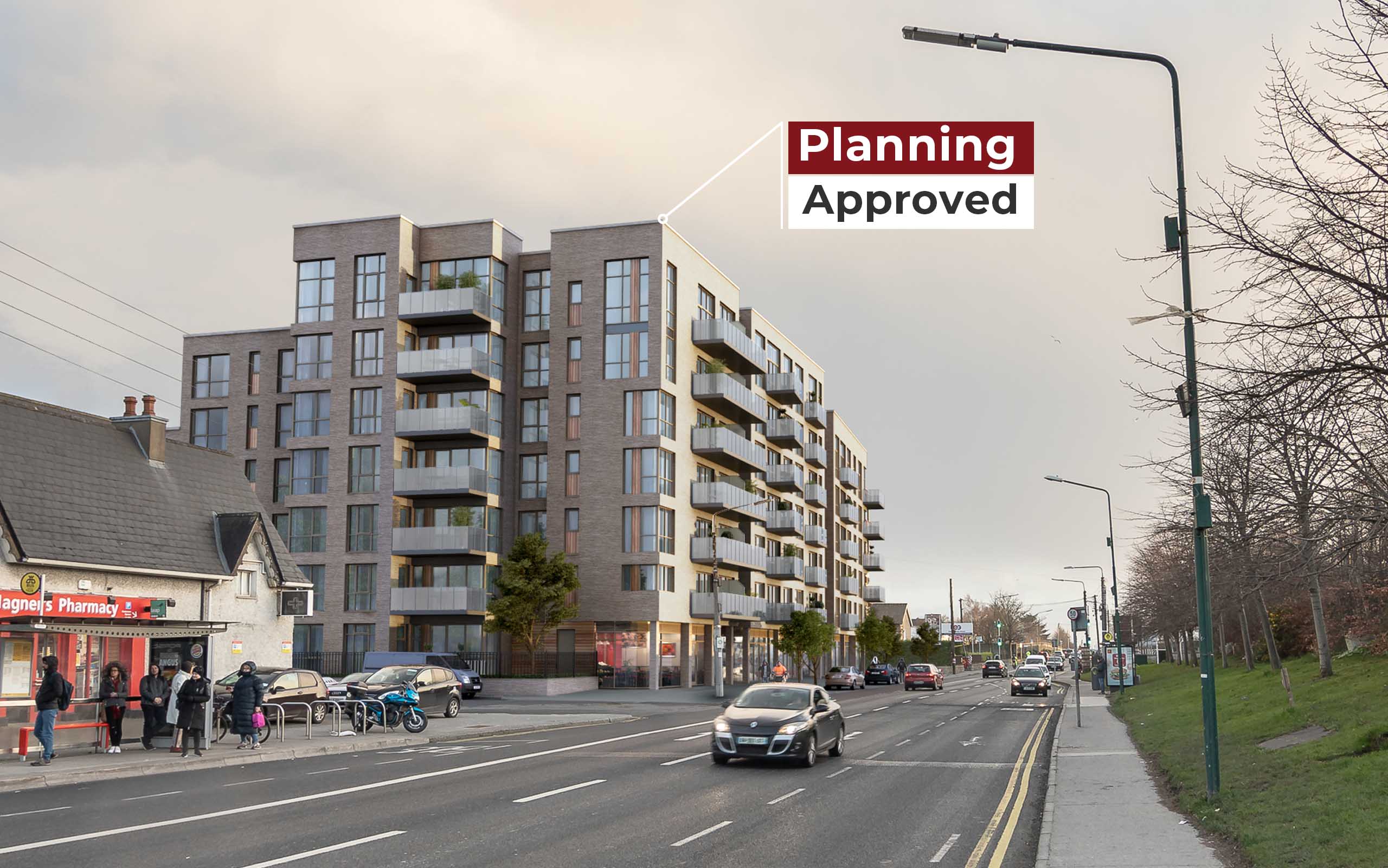 MixUse Scheme at Swiss Cottage, Santry 3D Design Bureau