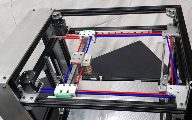 CoreXY Kinematics 3D Distributed