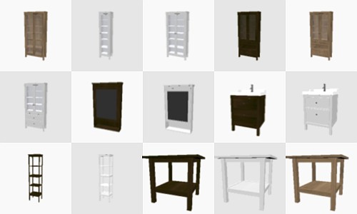 180 IKEA models for Sweet Home 3d by Scopia