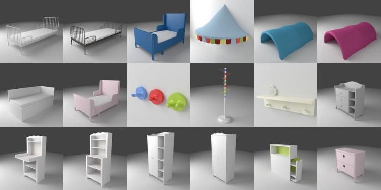 IKEA Bundle 342 models for Sweet Home 3D by Scopia