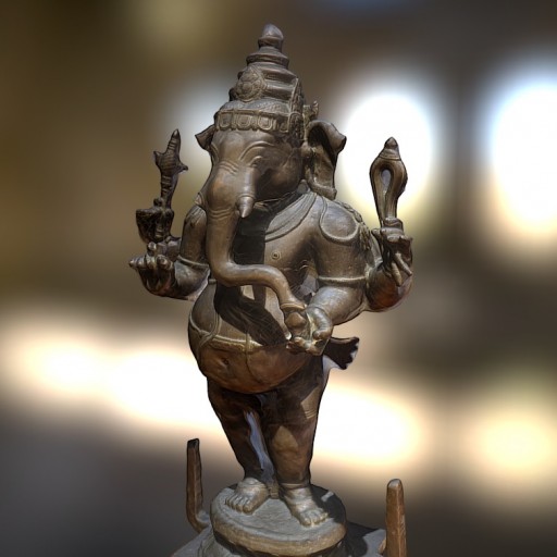 The elephant god Ganesha Free 3D Model 3DHunt.co