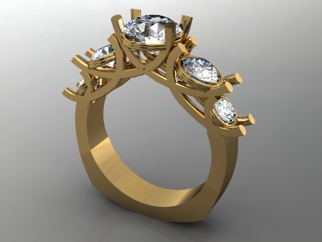 Jewellery Ring Free 3d Model 3dhunt Co