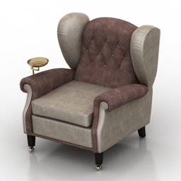 Armchair 3d Model 3dhunt Co