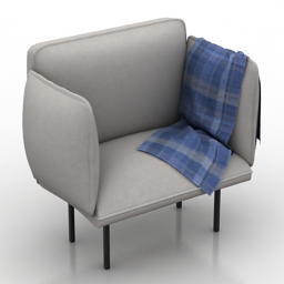 Armchair 3d Model 3dhunt Co